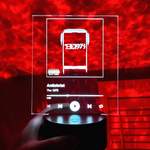 The Wave Lights Night Light Custom Album Cover Night Light